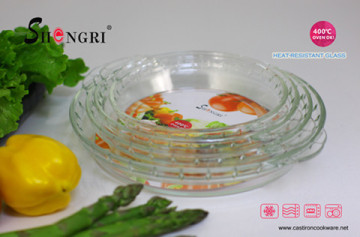 heat-resistant pyrex glass dishes&plates