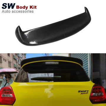 Spoiler Swift Swift Gaya Serat Karbon untuk Suzuki Swift ZC33S 2018-2021