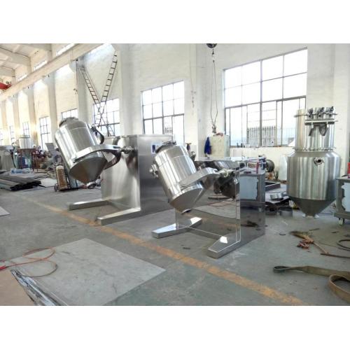 3D dry pharmaceutical powder mixer/blender machine