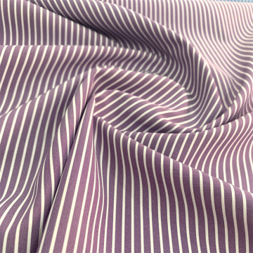 Polyester Microfibre Stripe Men's Fabric