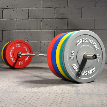 Kommerziell Crossfit Full Film High Elasticity Langhantelplatten