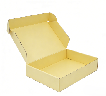 Yellow Custom Corrugated Gift Box