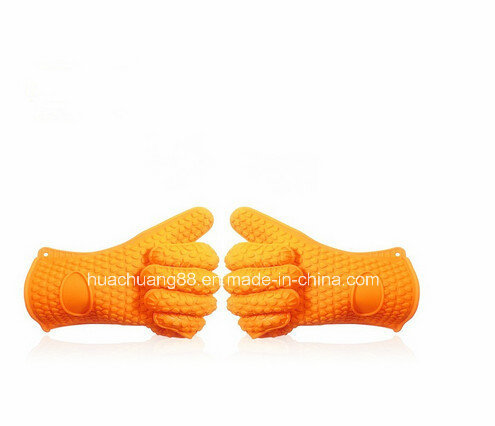 2015 Hot Sell Silicone Oven Glove, Silicone BBQ Gloves, Food Grade Silicone Cooking Gloves