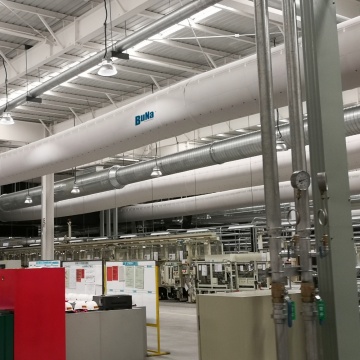 Flame Retardant Cloth Air Duct