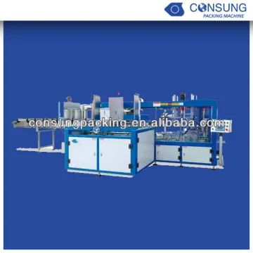 Wrap around carton packing machine, case packer
