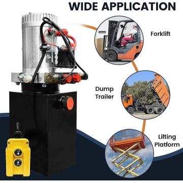 3200PSI Atuação única 6 unidade de energia hidráulica de quart