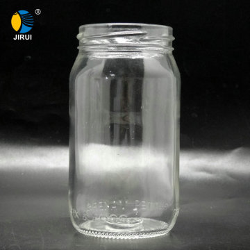 350ml food grade glass jar with lid, food jar
