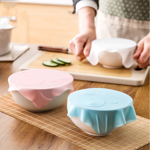 Silikon Reusable Food Wrap Film BPA Gratis Tätning