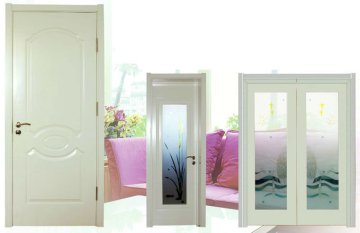 PVC interior door