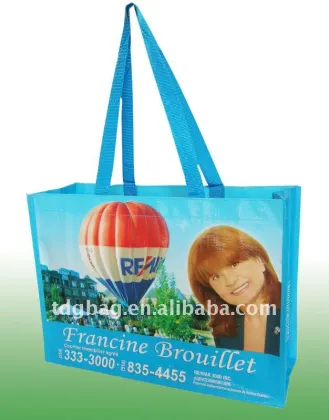 2015 laminated shopping bags reusable