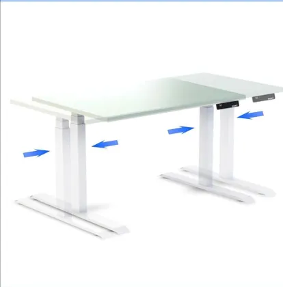 Fashion office Furniture adjustable intelligent stand desk