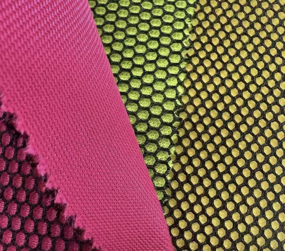 Two-color Sandwich Mesh Fabric
