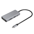 8in1 Typ-C-Hub-Adapter mit HDMI RJ45