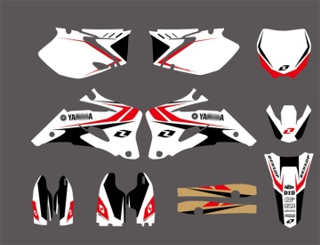 0008 New Style Yamaha GRAPHICS & BACKGROUNDS DECALS Stickers FOR YZ250F YZ450F  2006-2009