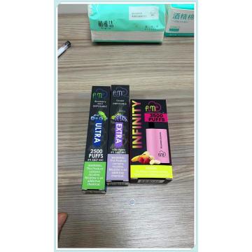 850mAh Fume Ultra 2500 Puff jetable Vape