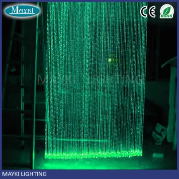 Color changes fiber optic decorations LED fibre optic curtain light