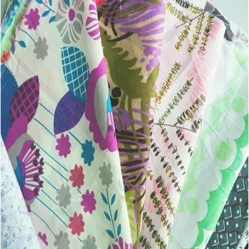 100%cotton voile fabric for dress use