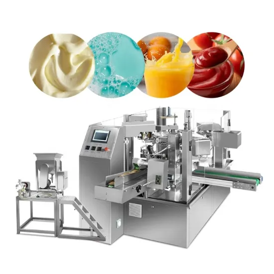High-Speed 8-Station Premade Spout Pouch Packing Machine for Baby Purees