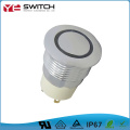 16 mm illuminated lamp self return waterproof switches