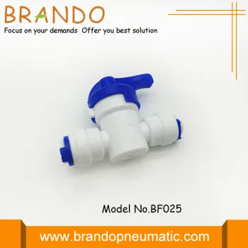 Ro Purifier White Pom Off On Hand Valve