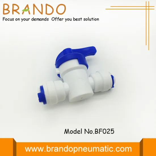 Ro Purifier White Pom Off On Hand Valve