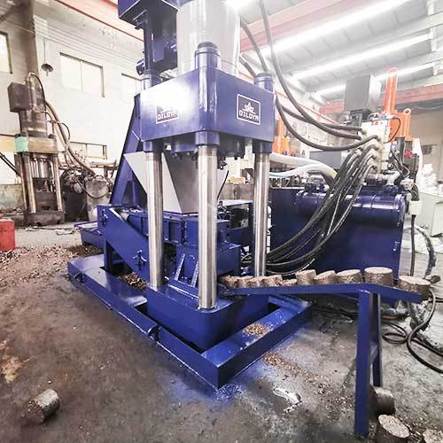 China Aluminium Chips Vertical Briquetting Press Factory