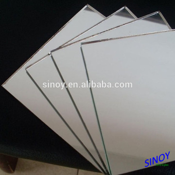 ISO SGS certified frameless aluminum mirror vacuum coating, alumin mirror, one way aluminum mirror