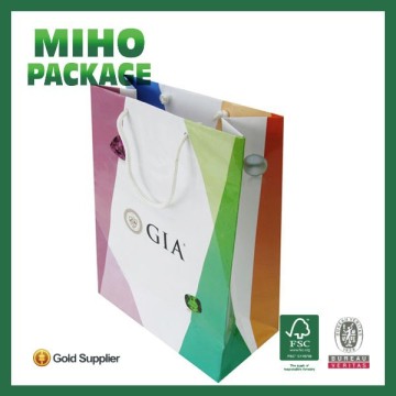 Fashional Paper cosmetic gift Bag
