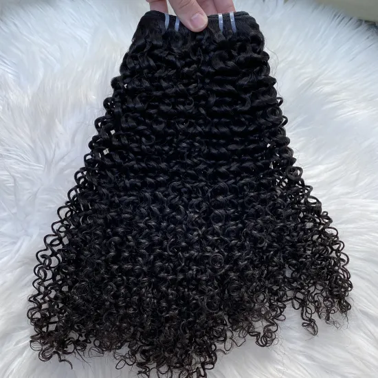 Wholesale Prices for 100% Raw Human Hair Deep Curly Bundles - One Donor