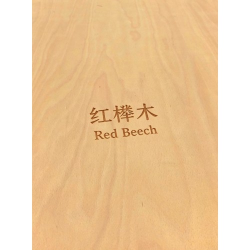 Panel de superficie decorativo de madera de haya
