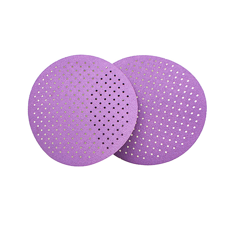Multi-Hole Dustless Purple Sandpaper Sanding Discs