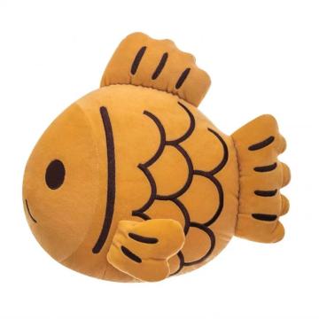 Cute cartoon fish plush toy throw pillow