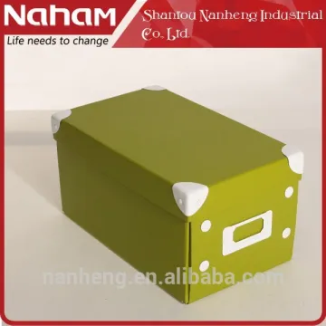 NAHAM coloured decorative storage boxes with lid