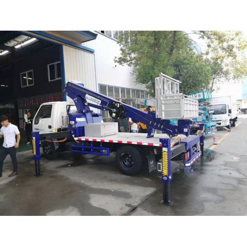 hydraulic telescopic boom elevating high altitude work truck