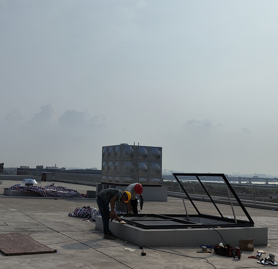 Skylight Industrial Install