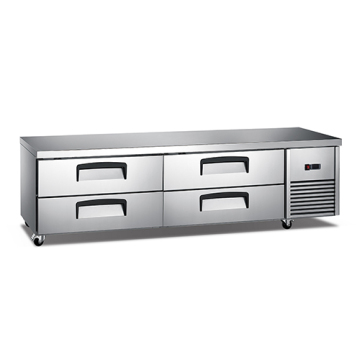 Stainless Steel Drawer Type Refrigerated Chef Base Refrigerator - 84" Commercial Kitchen Multi-Size Four Drawers