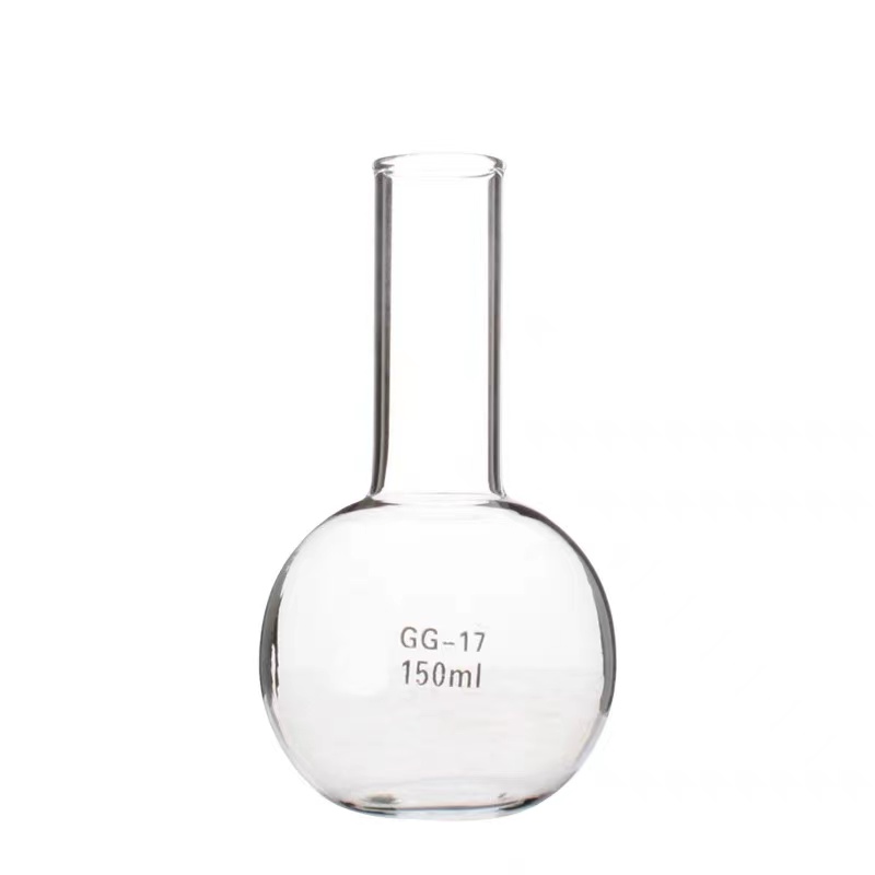 Flask de fervura de fundo liso estreito de pescoço estreito 100ml