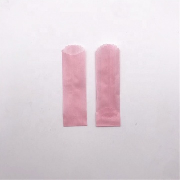 Greaseproof Pink Paper Bags - Small Size 18x76mm