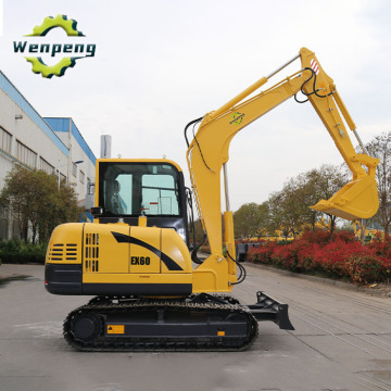Road Crawler Excavator 6Ton Medium Hydraulic Digger