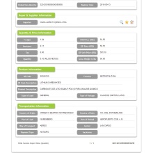 Chile Import Lithium Data Sample