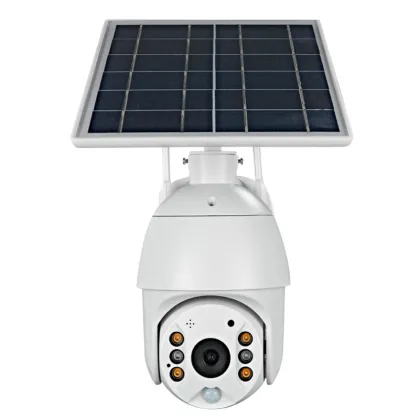 Full Color Solar Power PTZ 4G Security Camera