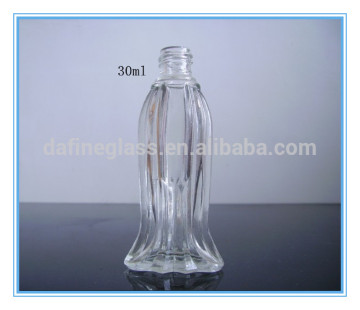 30ml fish shaped glass perfume/nail varnish bottle