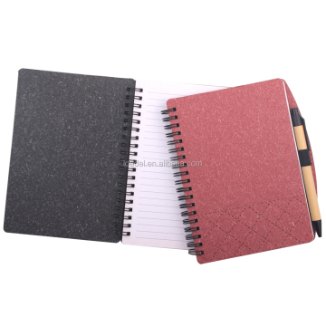 Customizable Spiral Business Notebook with 80 Sheets and Address Book Cover