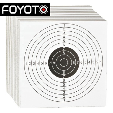 100pcs/Bag 14x14cm & 17x17cm Non-Adhesive Cone Trap Cardboard Practice Paper Shooting Targets