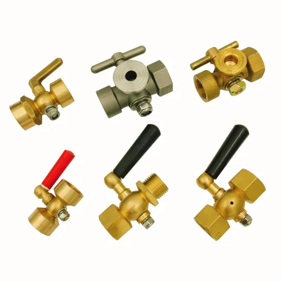 OEM ODM M14 M16 M18 M20 Brass Pressure Gauge Cock Pressure Pipe Part Reducing Control Valves