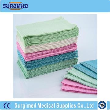 Bunte wegwerfende Verbrauchsmaterial 3ply Schal Schürze Dental Lätzchen
