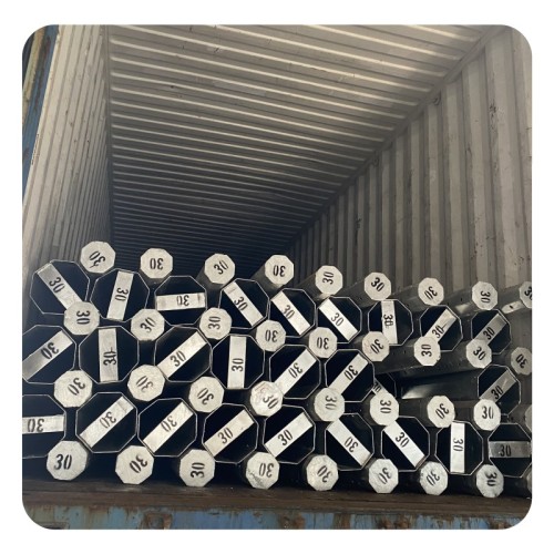 Telephone Pole 12M Hot Dip Street Galvanized transmission Pole Manufactory