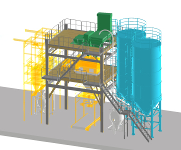 SDCAD Brand: Customized Dry Mortar Mix Plant, Silos, and Machines for Efficient Construction Solutions