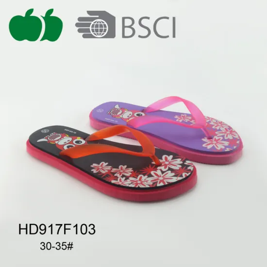 Children Summer Comfortable Eva Print Beach Flip Flops