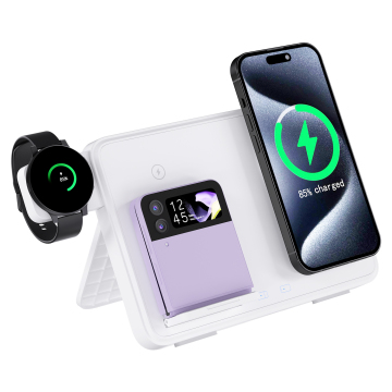 Foldable Magnetic Wireless Charging Dock for Samsung Galaxy Z Fold 5 & Apple iPhone 15" 

This title captures the key products the accessory is compatible with while keeping it concise.